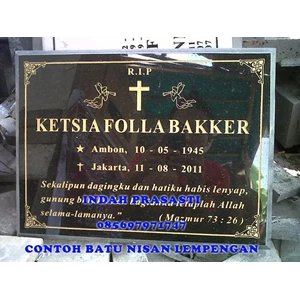www.BENGKELMARMER.com Plakat Batu Nisan Marmer Granit