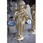 www.BENGKELMARMER.com Patung Angel Malaikat Bahan Logam Kuningan Tinggi 70cm Berat 8kg Eksklusif 1