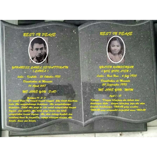 www.bengkelmarmer.com Batu Nisan dan Monumen Plakat Prasasti Kuburan Marmer Granit Untuk Kristen Nasrani Salib Pemakaman Kuburan Jakarta SUrabaya Medan Bandung