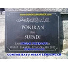 www.bengkelmarmer.com Batu Nisan dan Monumen Plakat Prasasti Pemakaman Kuburan  TPU KARET BIVAK JAKARTA 5