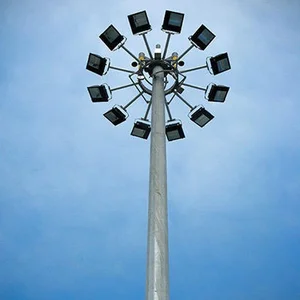 Tiang Lampu Highmast pabrikasi 