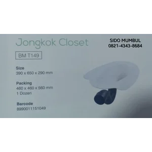 Closet Jongkok WC Plastik Maspion 39x65x29 cm