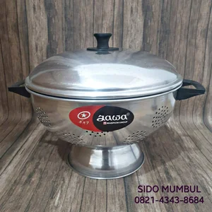 Wakul Tempat Nasi Tutup Aluminium Jawa