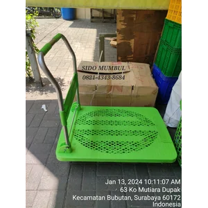 Troli Barang Lipat Plastik 300 Kg