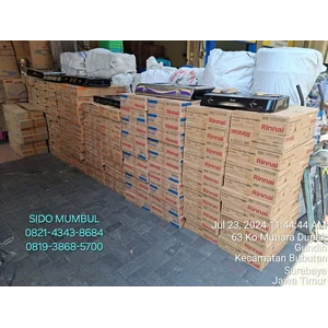Kompor Gas Rinnai Stainless Teflon