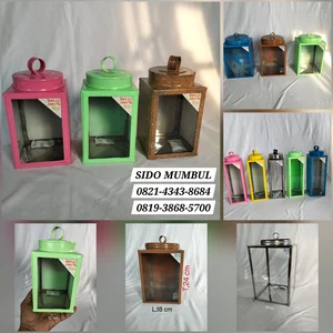 Toples Makanan Krupuk Kaca Jadul
