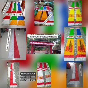 Umbul Umbul Gergaji Background Bandir Layur Garuda Dirgahayu