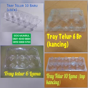 Mika Telur Plastik Tutup Kancing