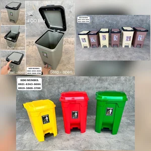 Tempat Sampah Injak Pedal Medis Segi Vero Eco Rocky Dust Bin Taiwan Star