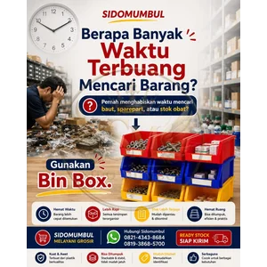 Plastic Non Stackable Bin Box