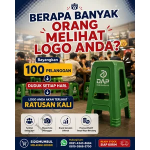 Bangku Baso Tinggi Iklan Plastik