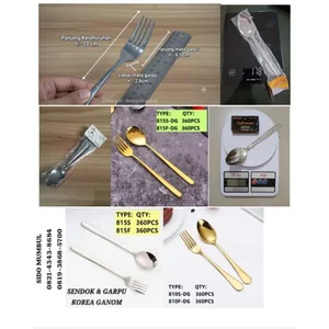 Sendok Garpu Makan Tebal Stainless Steel