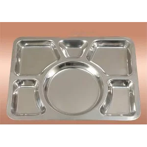 Snack Food Tray Sekat Stainless Steel