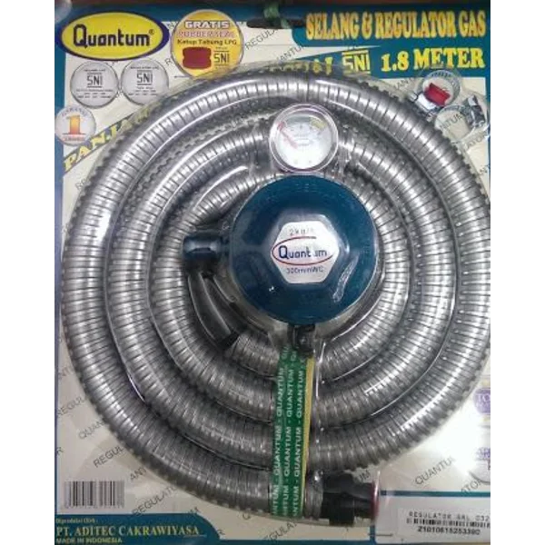 Selang Regulator Gas LPG Set Kompor Gas Quantum