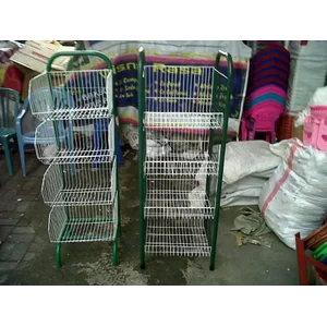 Rak Chiki Snack Supermarket Besi Pipa Matahari Kaki 2