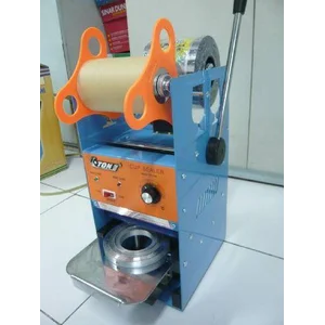 Mesin Perekat Plastik Tutup Gelas Cup Sealer Eton