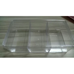 Transparent Plastic Shaped Plates Candy Tray