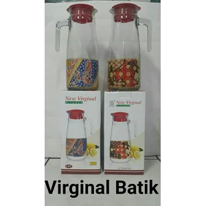 Gelas Pitcher Toples Set Kaca Suguhan Sajian Lebaran