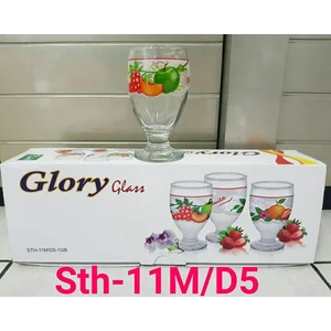 Gelas Pitcher Toples Set Kaca Suguhan Sajian Lebaran
