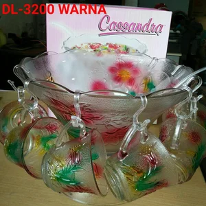 Mangkok Cangkir Punch Set KACA