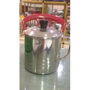Mug Cangkir Tutup Stainless Steel