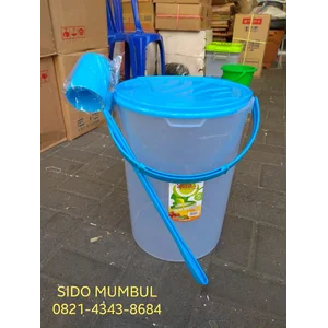Squash Jar Toples Es Buah Plastik 26 Liter Container Dipper