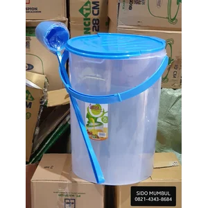 Squash Jar Toples Es Buah Plastik 26 Liter Container Dipper