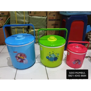 Rice Bucket Rantang Tunggal Thermo Plastik Maspion