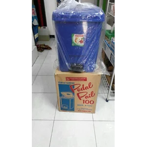 Tong Tempat Sampah Plastik Pedal Injak Kamar Rumah Sakit Kelas Sekolah Green Leaf Maspion Lucky Star Lion Star