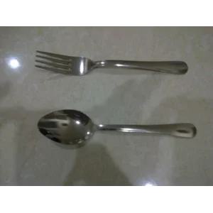 Sendok dan Garpu Stainless Steel Hadiah Promosi Souvenir Regent Doll