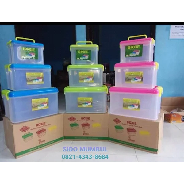 Box Plastik Transparan Parcel Boxie Container