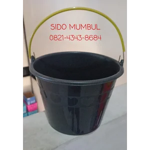 Ember Plastik Timba Hitam Diameter 22 cm