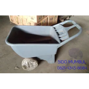Gerobak Dorong Trolley Pasir Plastik