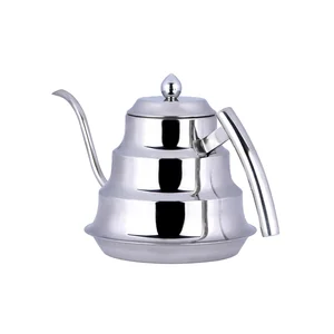 Pembuat Kopi Kettle Leher Angsa Model Bambbo Stainless Stell 1.2L 