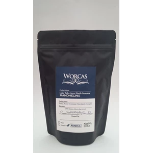 Minuman Kopi Arabica Mandheling 200 Gram (Biji) - Worcas Coffee