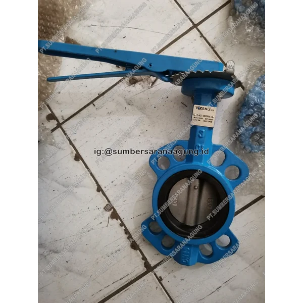 Butterfly Valve Tozen Disc SS 304 Type lever