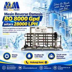 Mesin Reverse Osmosis RO 8000 Gpd setara 28000 LPH