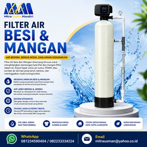 Water filters for removal of iron and manganese 