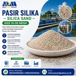 Pasir Silika - Silica Sand Size 10-30 Mesh