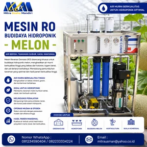 Mesin RO - Pengolahan Air untuk Sistem Hidroponik Melon Modern