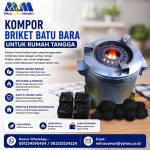 KOMPOR BRIKET BATU BARA UNTUK RUMAH TANGGA