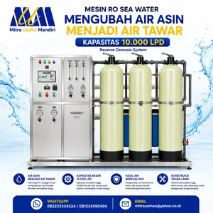 The RO Sea Water machine converts salt water into a capacity of 10000 LPD