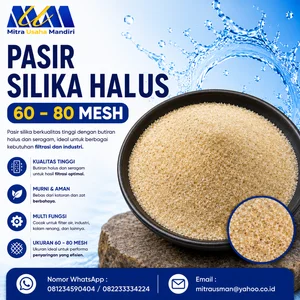 Pasir Silika halus 60 - 80 mesh