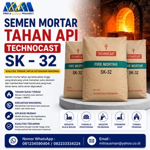 Semen Mortar Tahan Api Technocast SK - 32