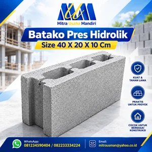 Batako 40 X 20 X 10 Cm