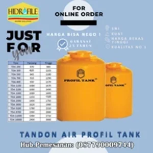 Tangki Air / tandon air Profil Tank Tda 5300 Liter