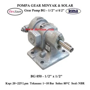 Gear Pump Helikal BG 050 Pompa Roda Gigi - 1/2"