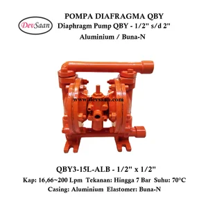 Diaphragm Pump QBY3-15L-ALB Pompa Diafragma QBY 1/2"