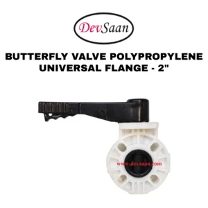 Butterfly Valve Polypropylene 2" Flange Universal Standard - 50 mm