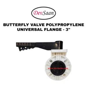Butterfly Valve Polypropylene 3" Flange Universal Standard - 80 mm